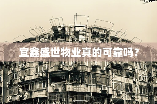 宜鑫盛世物业真的可靠吗？