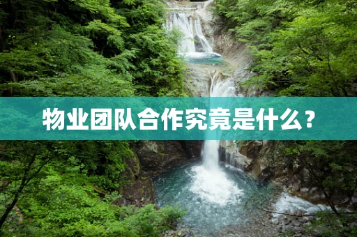 物业团队合作究竟是什么？