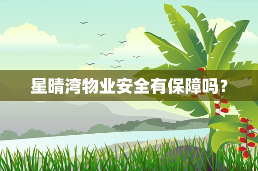 星晴湾物业安全有保障吗？