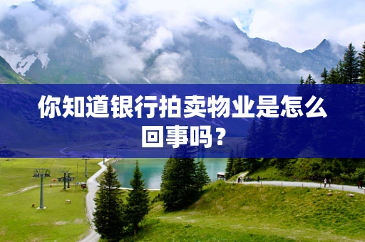 你知道银行拍卖物业是怎么回事吗？