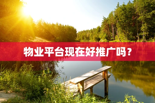 物业平台现在好推广吗？