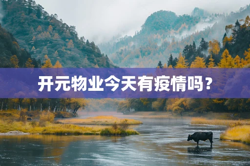 开元物业今天有疫情吗？