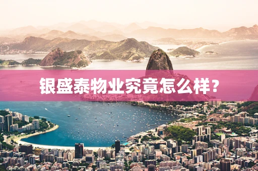 银盛泰物业究竟怎么样？