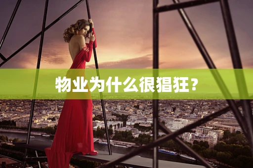 物业为什么很猖狂？