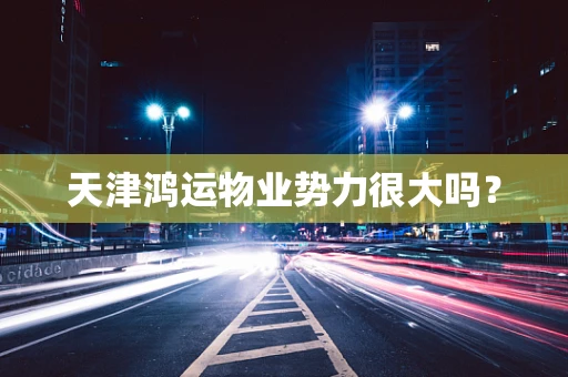 天津鸿运物业势力很大吗？