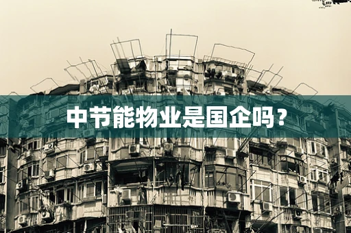 中节能物业是国企吗？