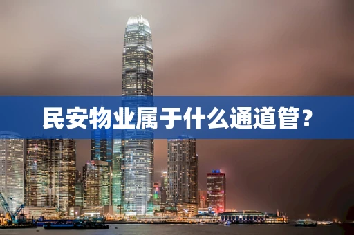 民安物业属于什么通道管？
