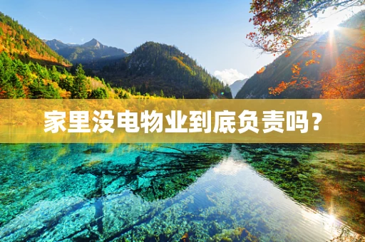 家里没电物业到底负责吗？