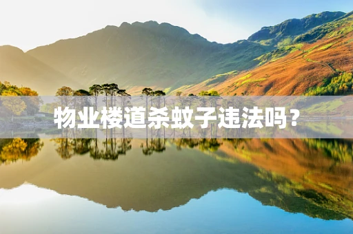 物业楼道杀蚊子违法吗？