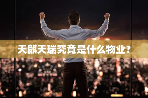 天麒天瑞究竟是什么物业？
