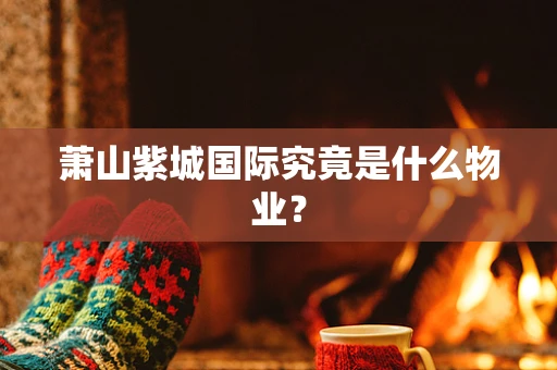 萧山紫城国际究竟是什么物业？