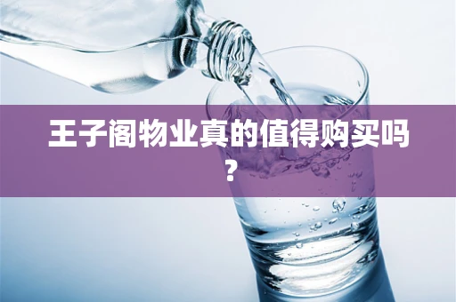 王子阁物业真的值得购买吗？