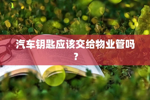 汽车钥匙应该交给物业管吗？