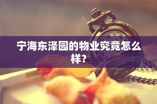 宁海东泽园的物业究竟怎么样？