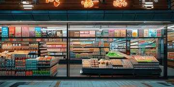 东京有物业超市吗？